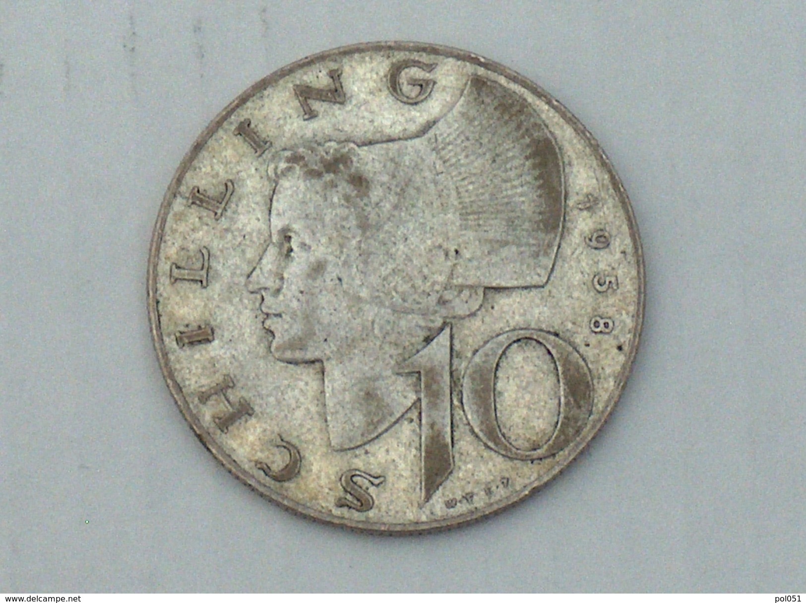 AUTRICHE 10 Schilling 1958  ARGENT SILVER - Autriche