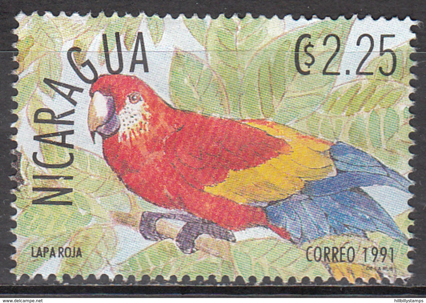 NICARAGUA    SCOTT NO. 1861 C    USED     YEAR  1991 - Nicaragua