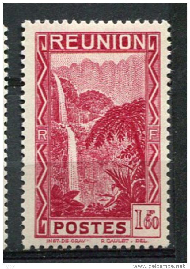 REUNION - Yv. N°  172 *  1f60  Cote 1,6 Euro BE 2 Scans - Neufs