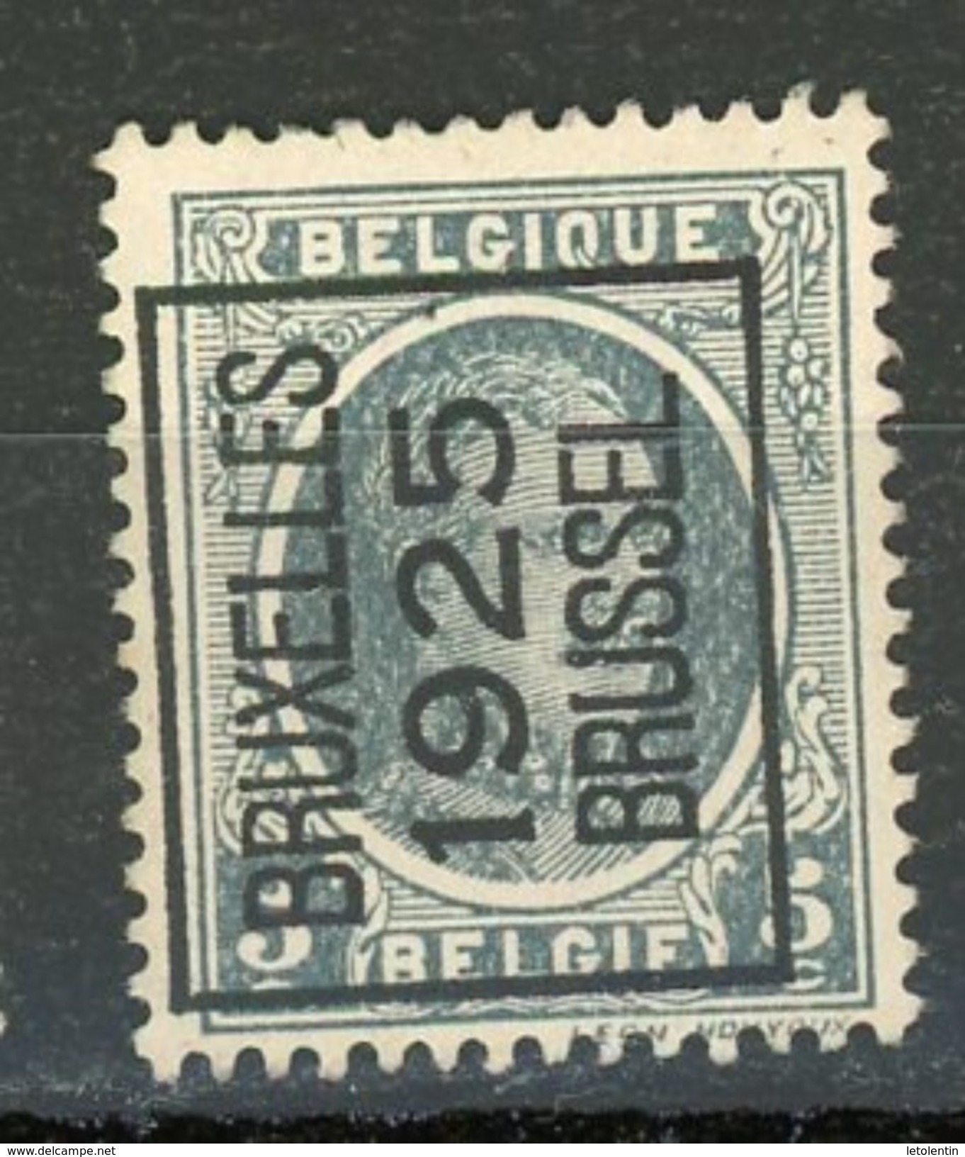 BELGIQUE    BRUXELLES / BRUSSEL 1925 - N° Yvert ? (*) - Tipo 1922-26 (Alberto I)