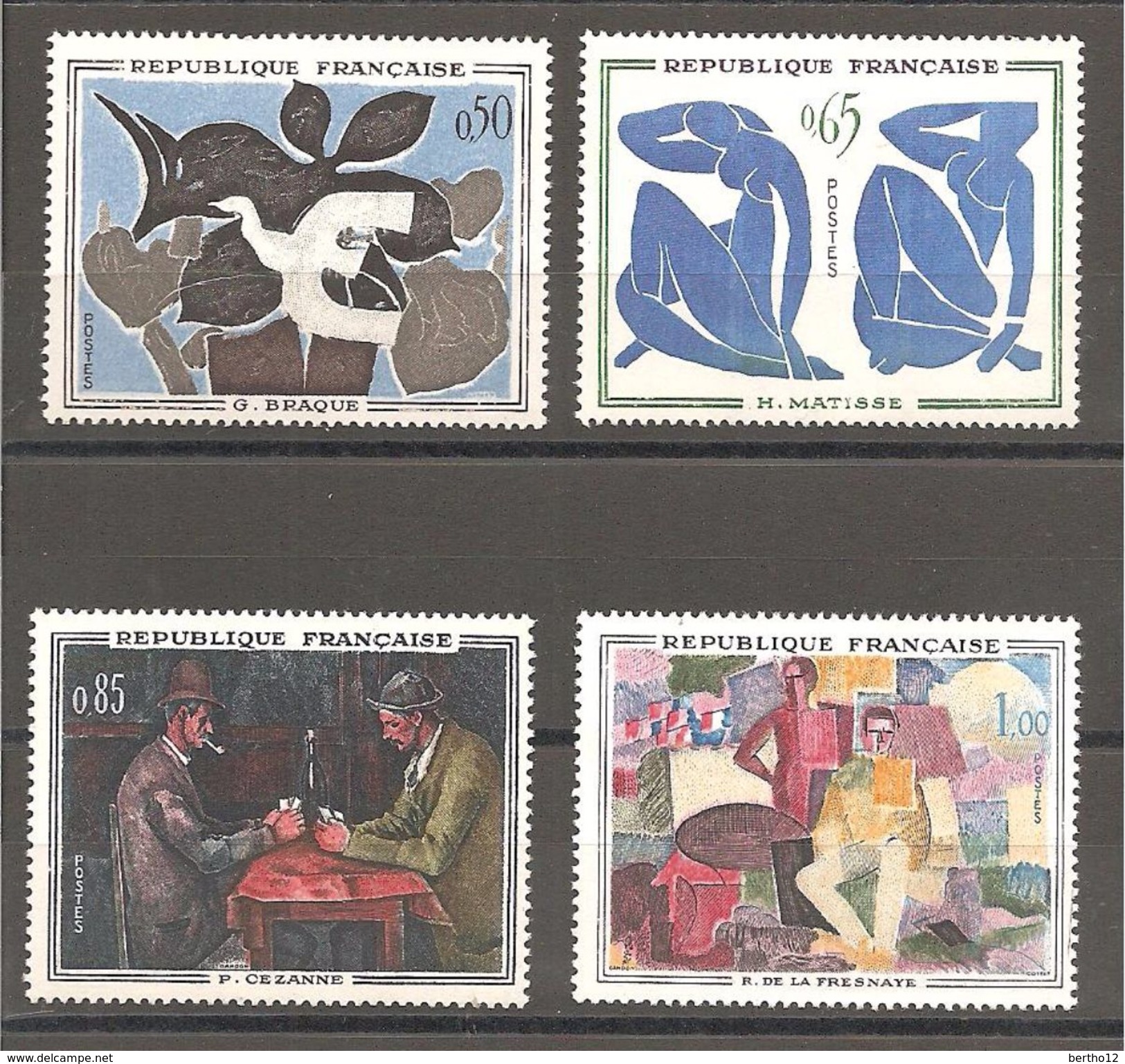 France, Yvert N° 1319/1322 *neuf  Avec Charnières - Nuovi