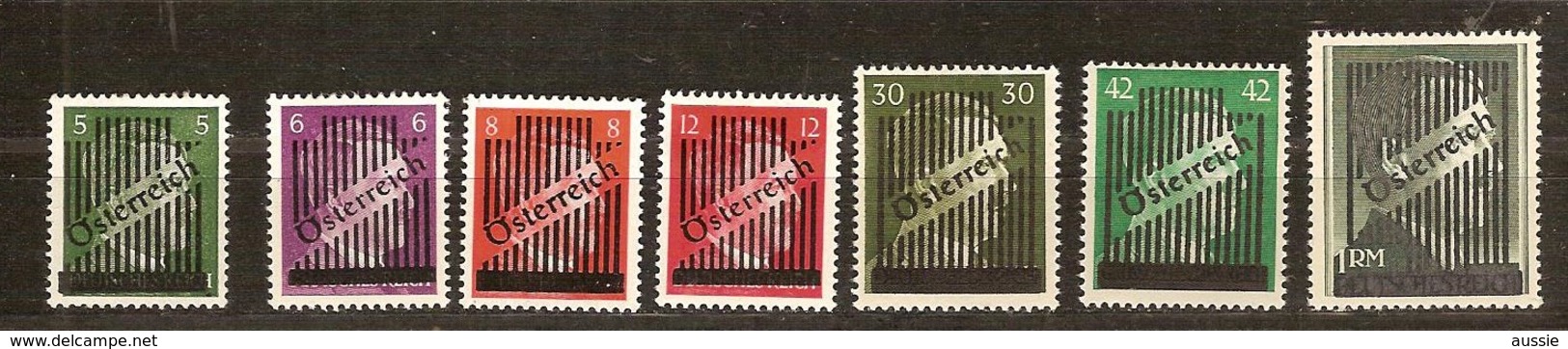 Autriche Oostenrijk 1945 Yvertn° 543-548 (*) MLH Cote 39 Euro Hitler Surchargés - Unused Stamps