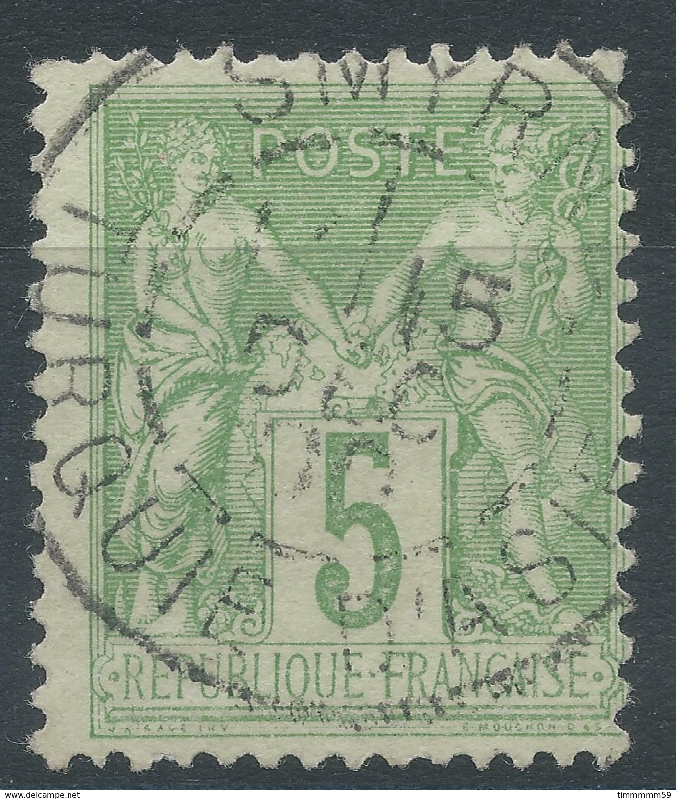 Lot N°37325  N°106, Oblit Cachet à Date étranger  SMYRNE (Turquie D'Asie) - 1876-1898 Sage (Type II)