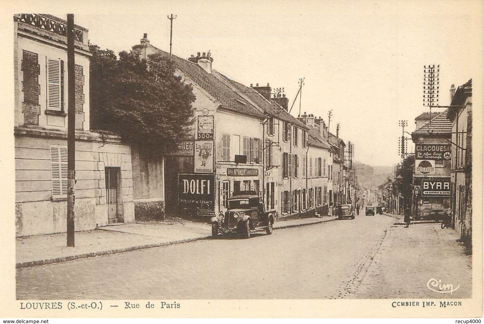 95 LOUVRES  Rue De Paris    2scans - Louvres