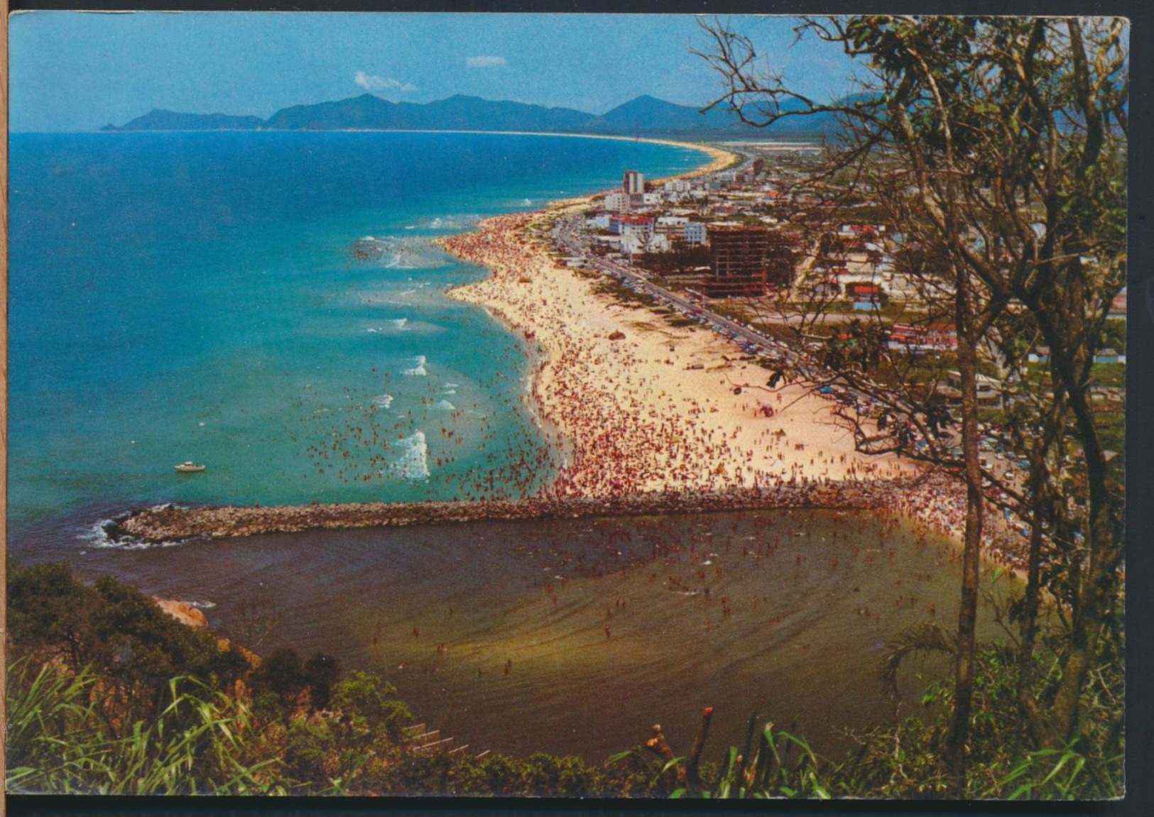 °°° 8215 - BRASIL - RIO DE JANEIRO - PRAIA DA BARRA DA TIJUCA - 1972 With Stamps °°° - Rio De Janeiro