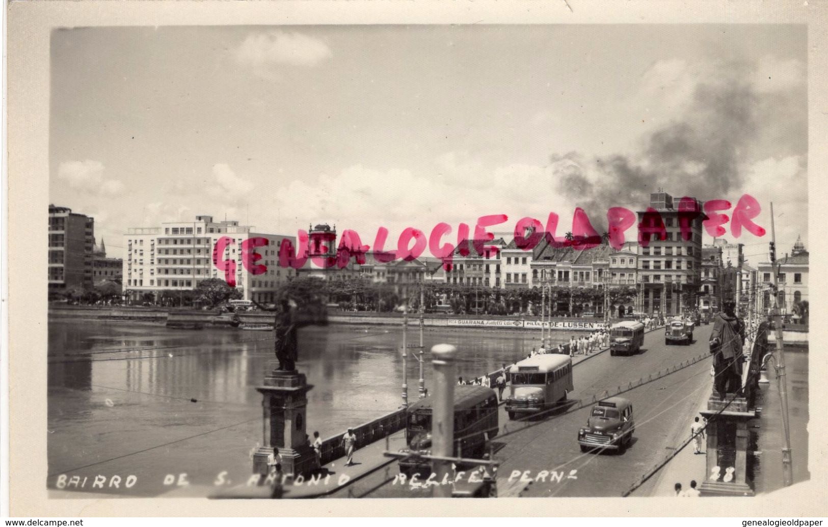 AMERIQUE - BRESIL - RECIFE- BAIRRO DE S. ANTONIO -CARTE PHOTO 1918- - Recife