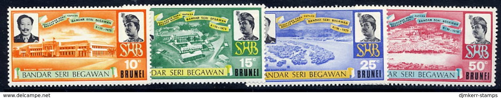 BRUNEI 1972 Renaming Of Capital  MNH / **.  SG 196-99 - Brunei (...-1984)