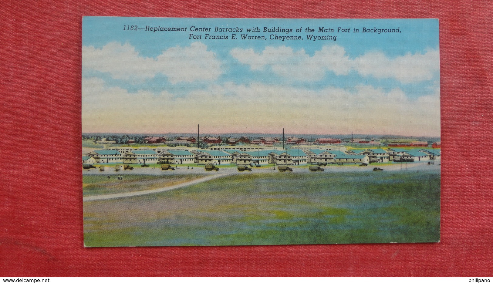 - Replacment Center Barracks Fort Francis Warren Wyoming > Cheyenne    Ref 2697 - Cheyenne