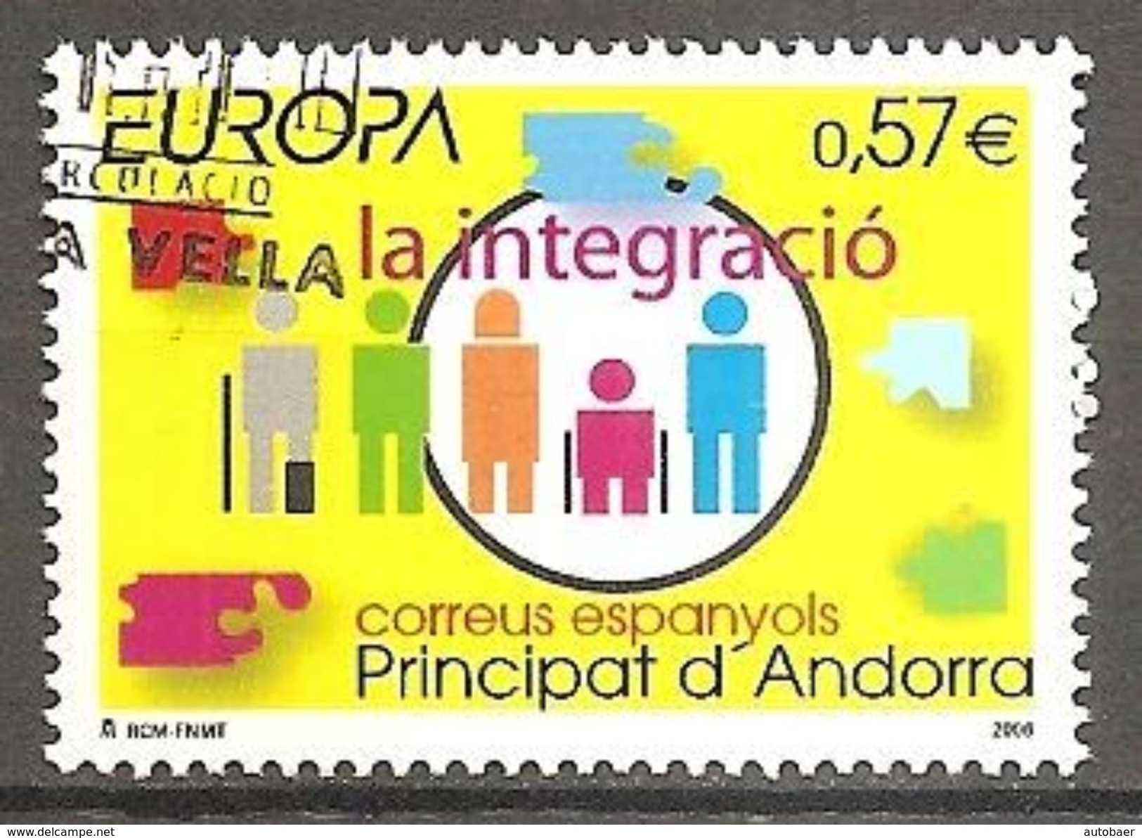 Andorra Andorre Espagnol 2006 Europa Cept Michel 333 Cancelled Used Obliteré Gestempelt - 2006