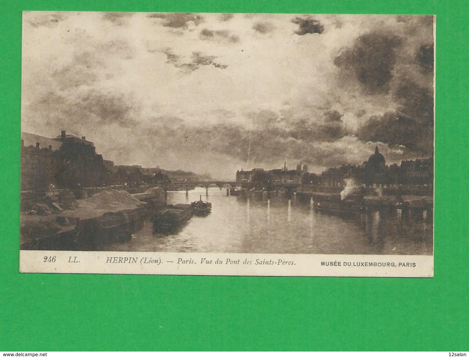 FRANCE PARIS Vue Du Pont Des Saints Peres - Mehransichten, Panoramakarten