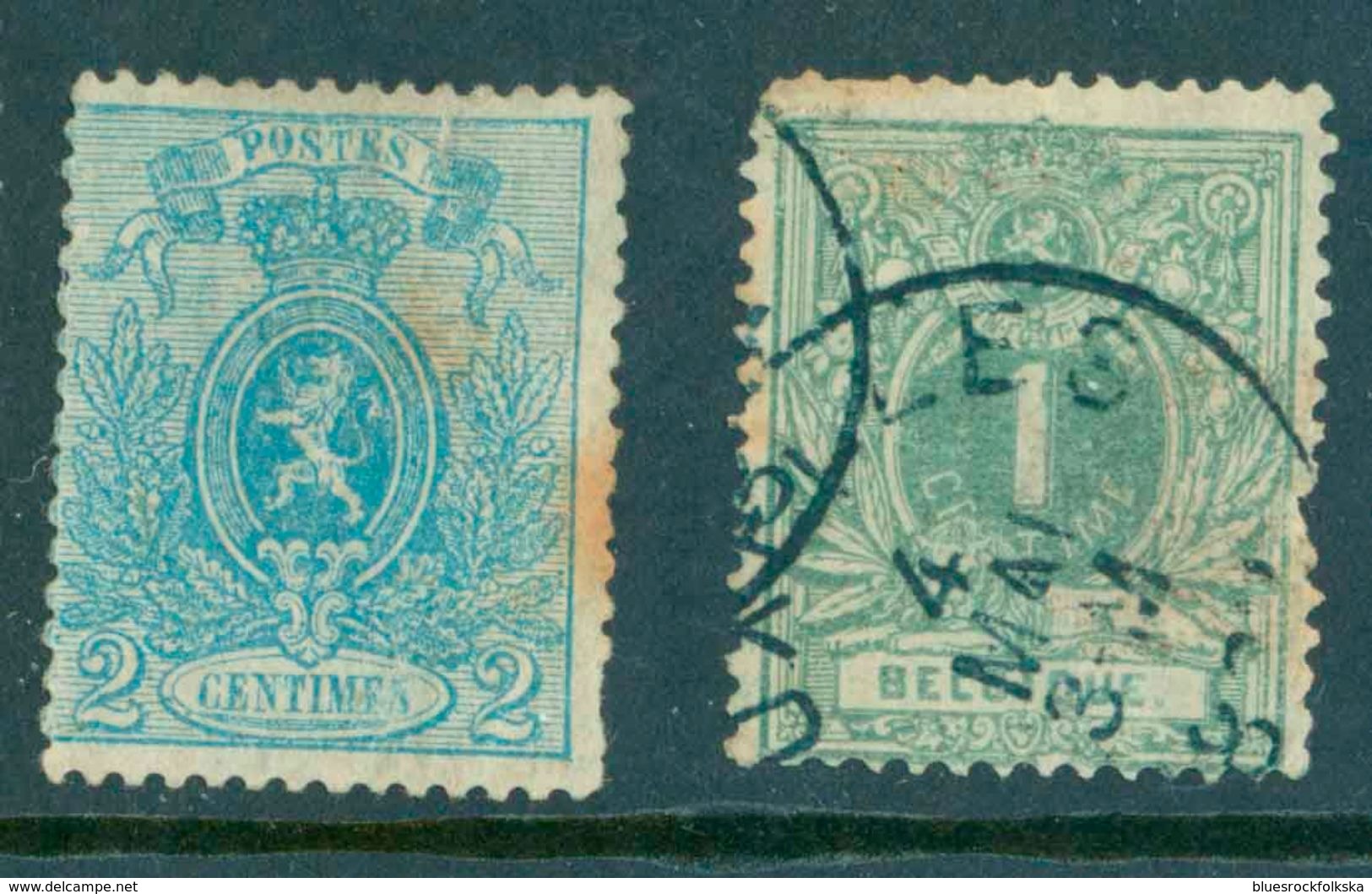 Belgie - 1866 -  2c D14½x14 - 1866-1867 Coat Of Arms