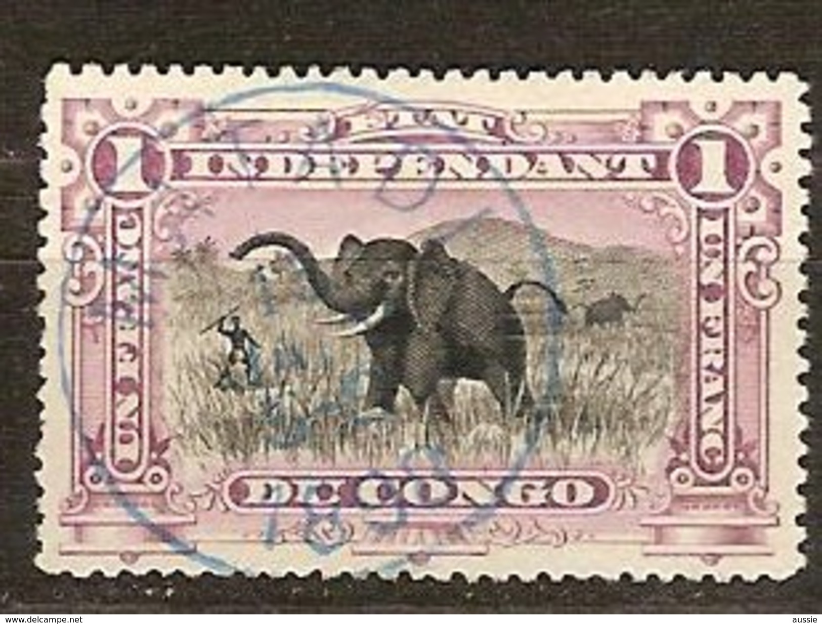 Belgisch Congo Belge 1894 OCBn° 26A (°) Oblitéré Used Cote 20,00 Euro - 1884-1894