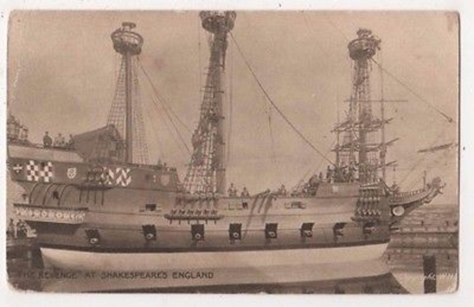 The Revenge At Shakespeare's England Earls Court Postcard, B724 - Expositions