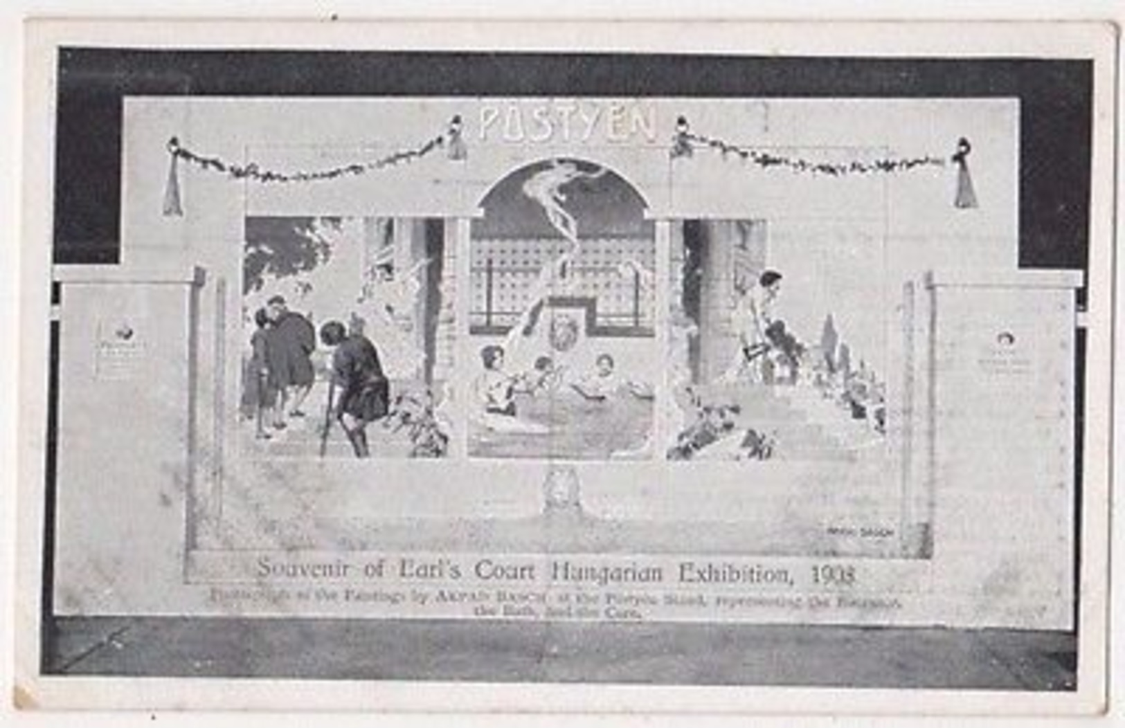 Hungarian Exhibition Earls Court Postcard, B724 - Tentoonstellingen