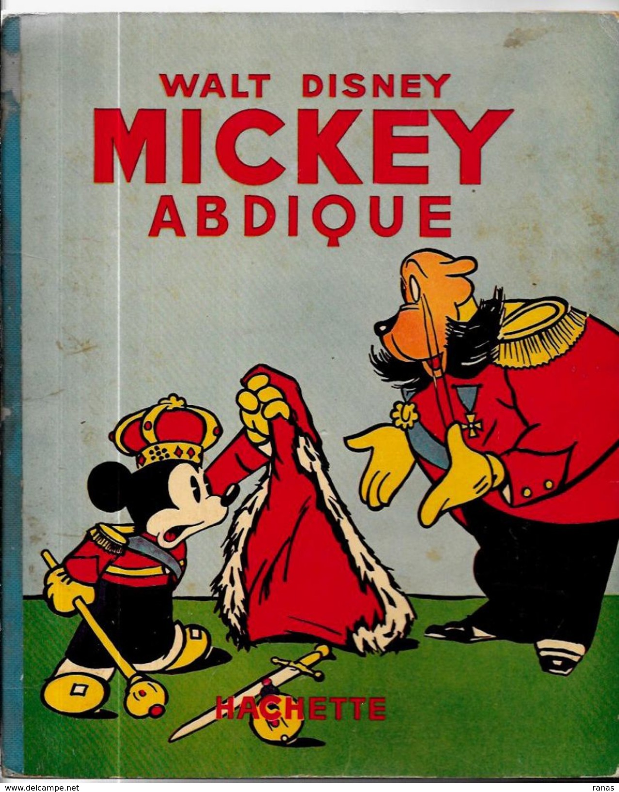 Cartonnage Walt Disney N° 17 Hachette 1939 - Disney