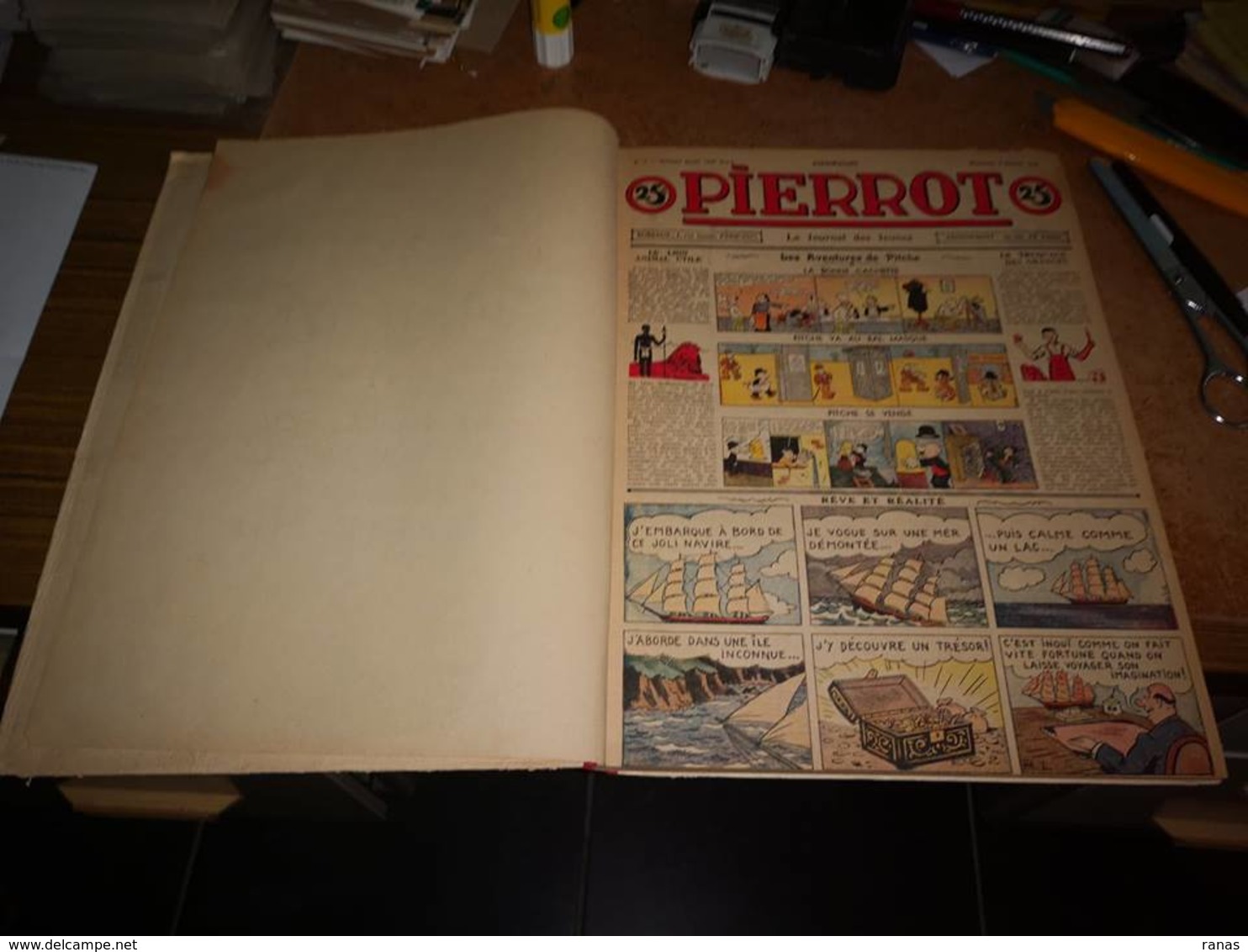 Cartonnage Reliure PIERROT N° 1 à 22 De 1936 PITCHE - Andere & Zonder Classificatie