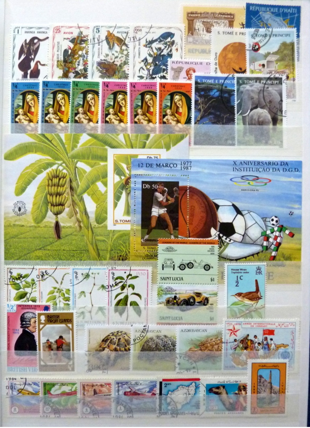 World motiv/motief/motive/thema/thematics/animals/tiere collection in 4 stockbooks