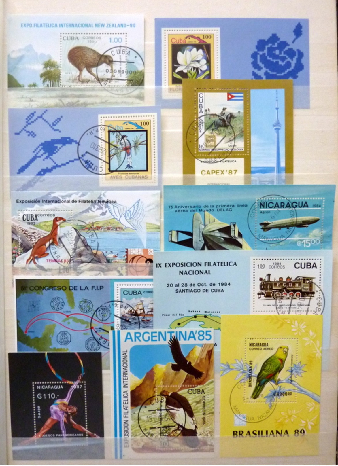 World motiv/motief/motive/thema/thematics/animals/tiere collection in 4 stockbooks