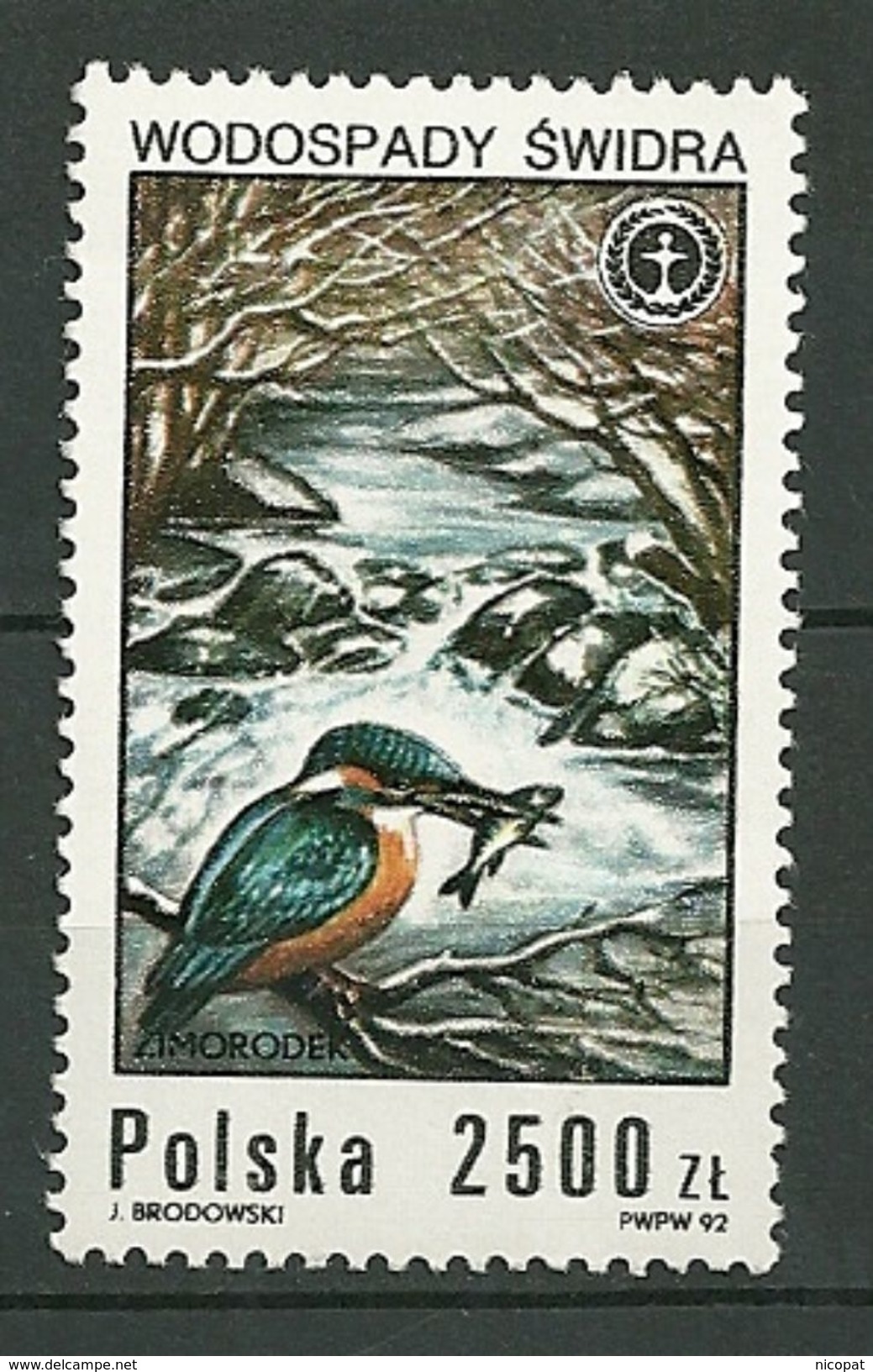 POLAND MNH ** 3181 POISSONS. POISSON. Martin Pêcheur Oiseau Oiseaux - Neufs