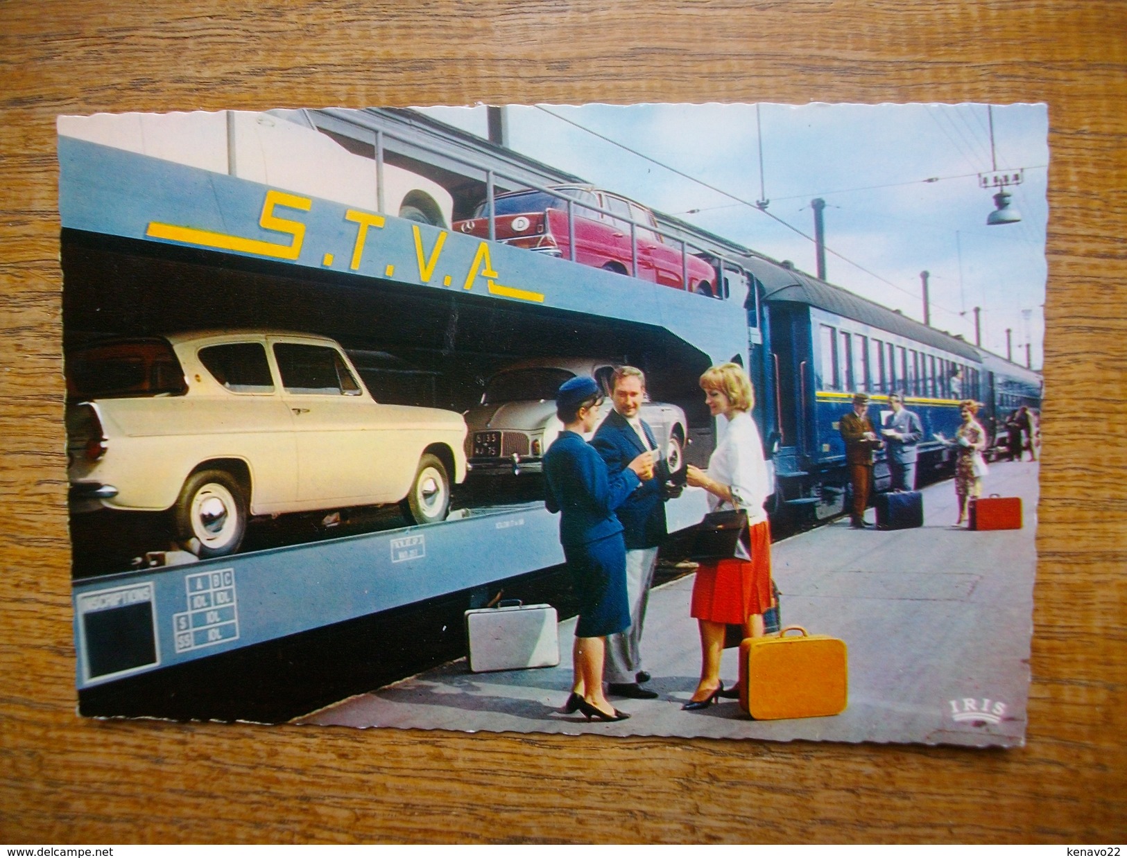 Chemins De Fer Français , Train Auto-couchettes - Trains