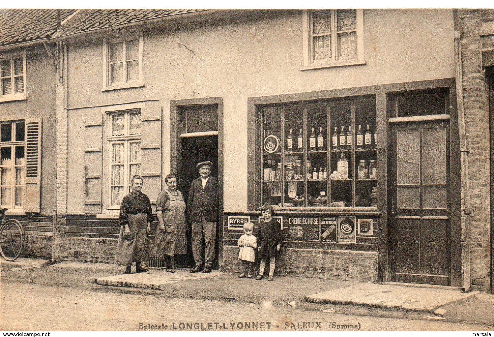 CPA  Saleux    Epicerie   Longlet Lyonnet - Autres & Non Classés