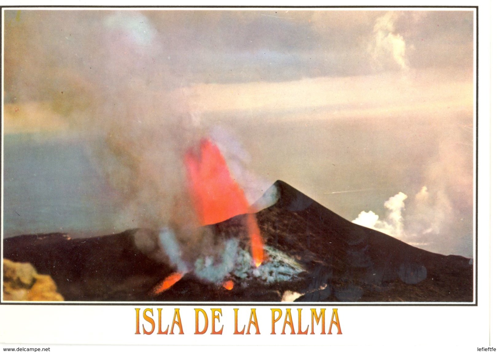 Canaries - La Palma - Fuencaliente - Volcán Teneguia - Erupción 26/10/71- Ediciones DAVID Barcelone Nº 009 - Neuve- 2132 - La Palma