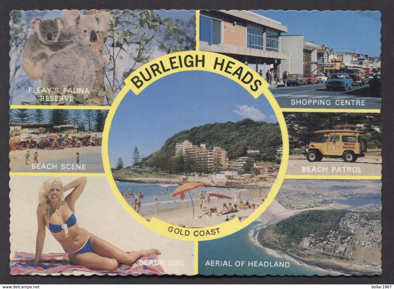 Burleigh Heads, Gold Coast, Queensland, Australia -  Used  See The 2  Scans For Condition. ( Originalscan !!! ) - Gold Coast