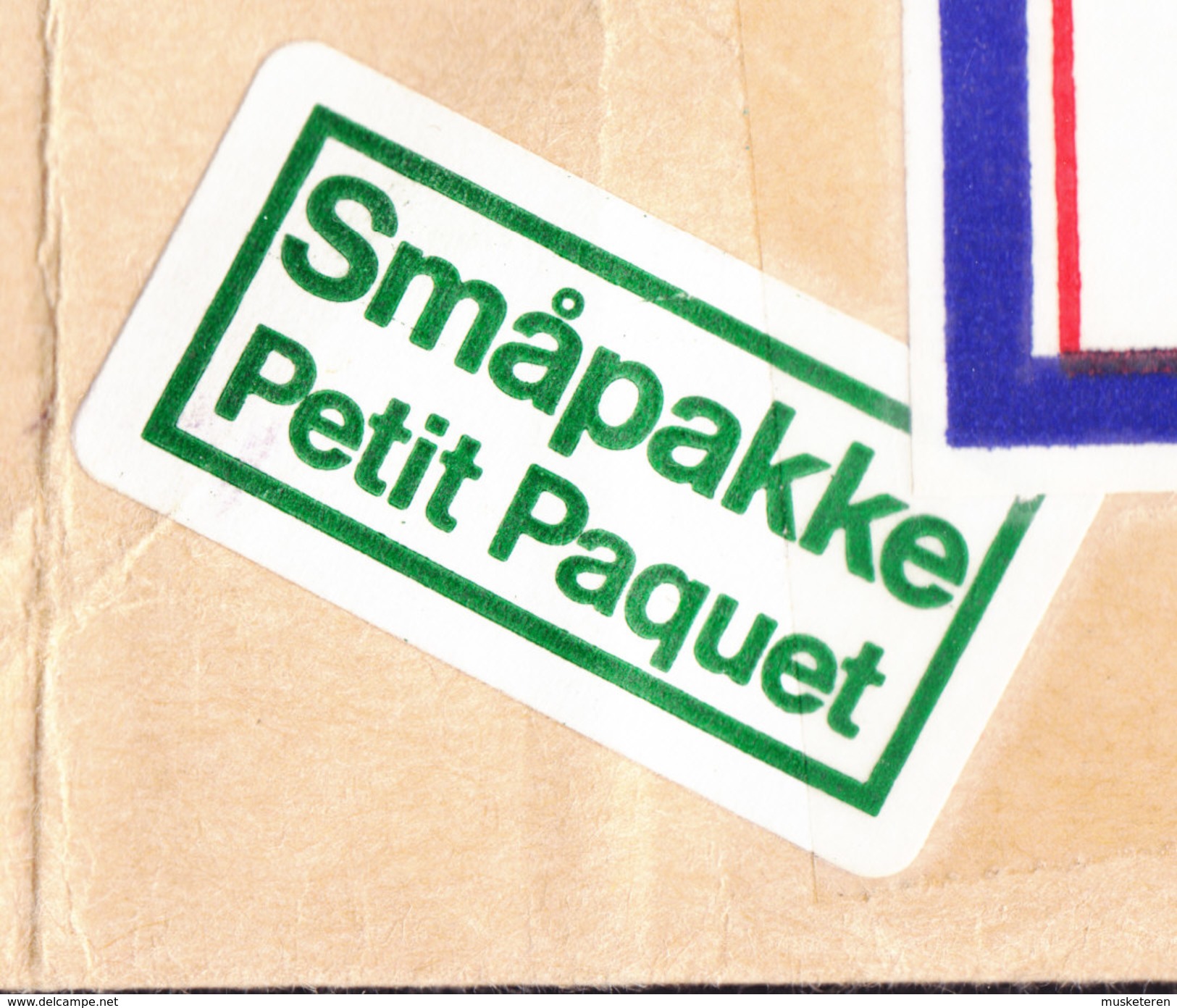 Denmark Småpakke Petit Paquet Label Brotype IId? HØRSHOLM 1986? Cover Brief PERFIN Perforé Lochung (3 Scans) - Briefe U. Dokumente