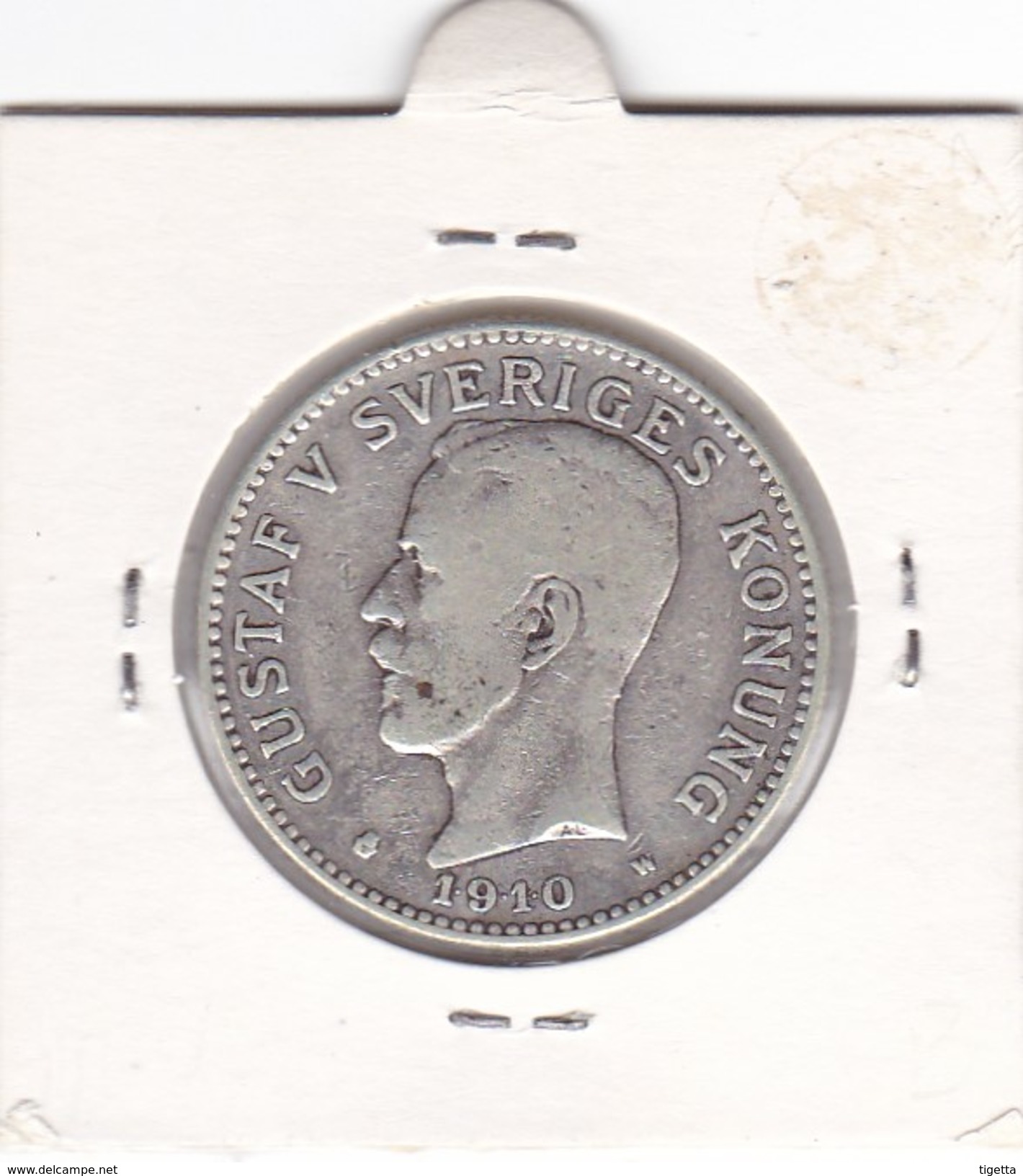 SVEZIA   2  KRONOR  ANNO 1910  COME DA FOTO - Svezia