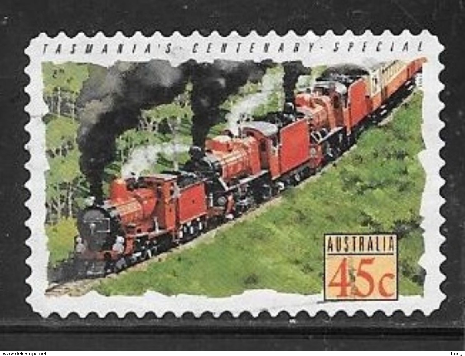 1993 45 Cents Train, Centenary Special, Used - Used Stamps