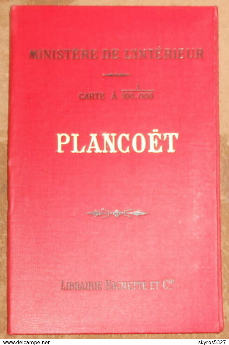 Carte De Plancoët Au 1/100000 - Topographical Maps