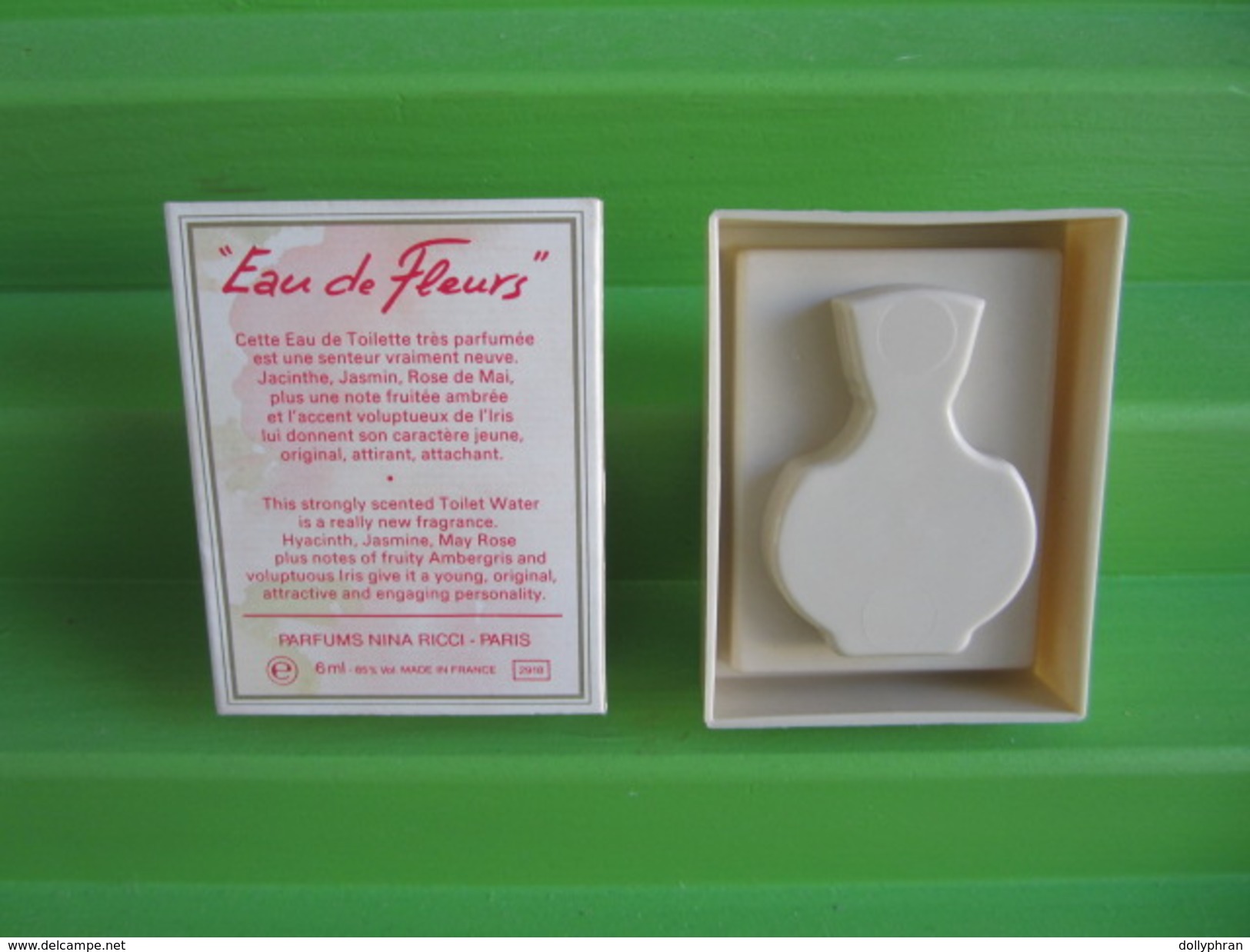 COLLECTION  MINIATURE DE PARFUM  NINA RICCI EAU DE FLEURS EAU DE TOILETTE  6  ML  PLEIN + BOITE - Miniatures Femmes (avec Boite)