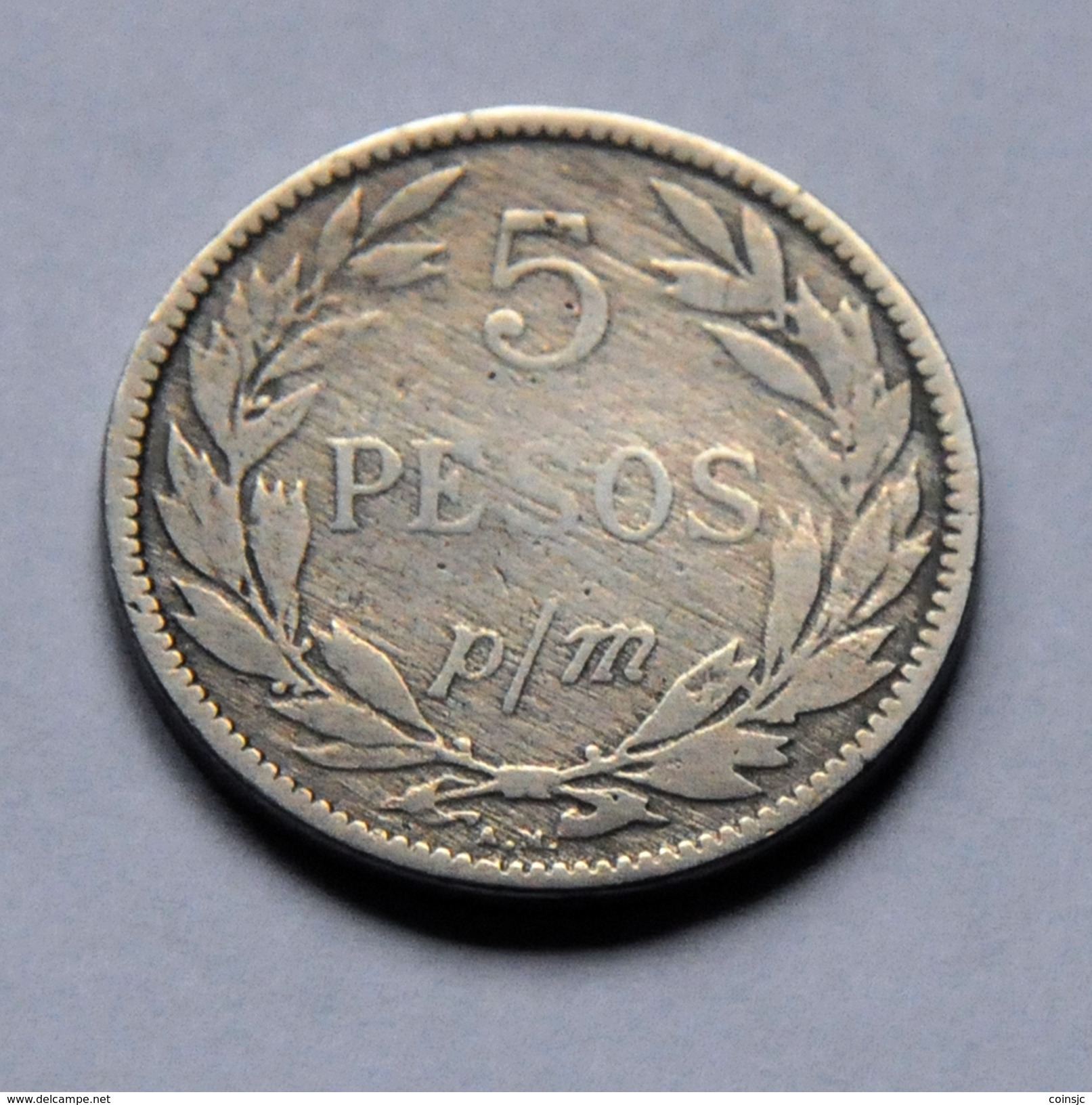 Colombia - 5 Pesos - 1907 - Colombia