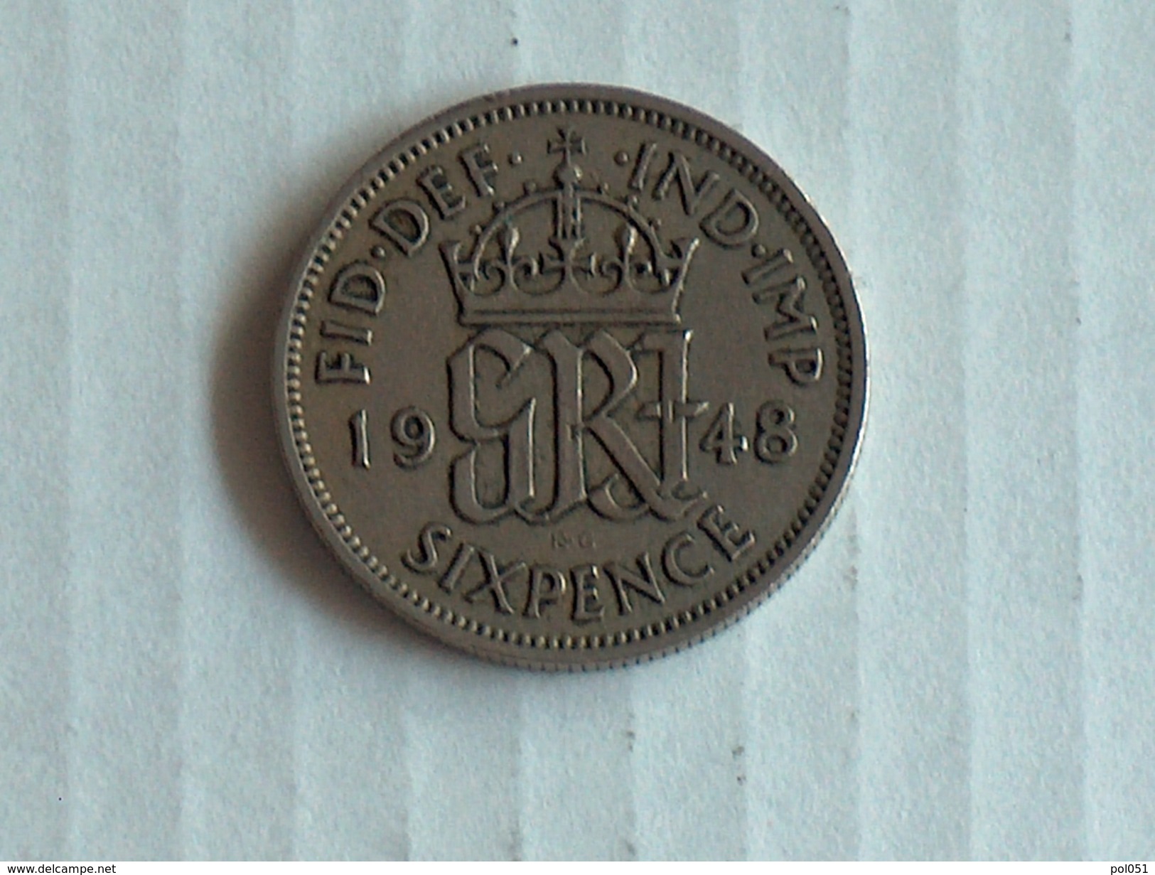 UK GRANDE BRETAGNE SIX  6 Pence 1948 - H. 6 Pence