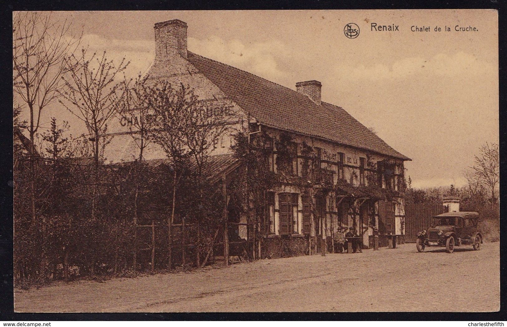 RENAIX - RONSE --- CHALET DE LA CRUCHE - Animée Et Vieille Voiture - Ronse