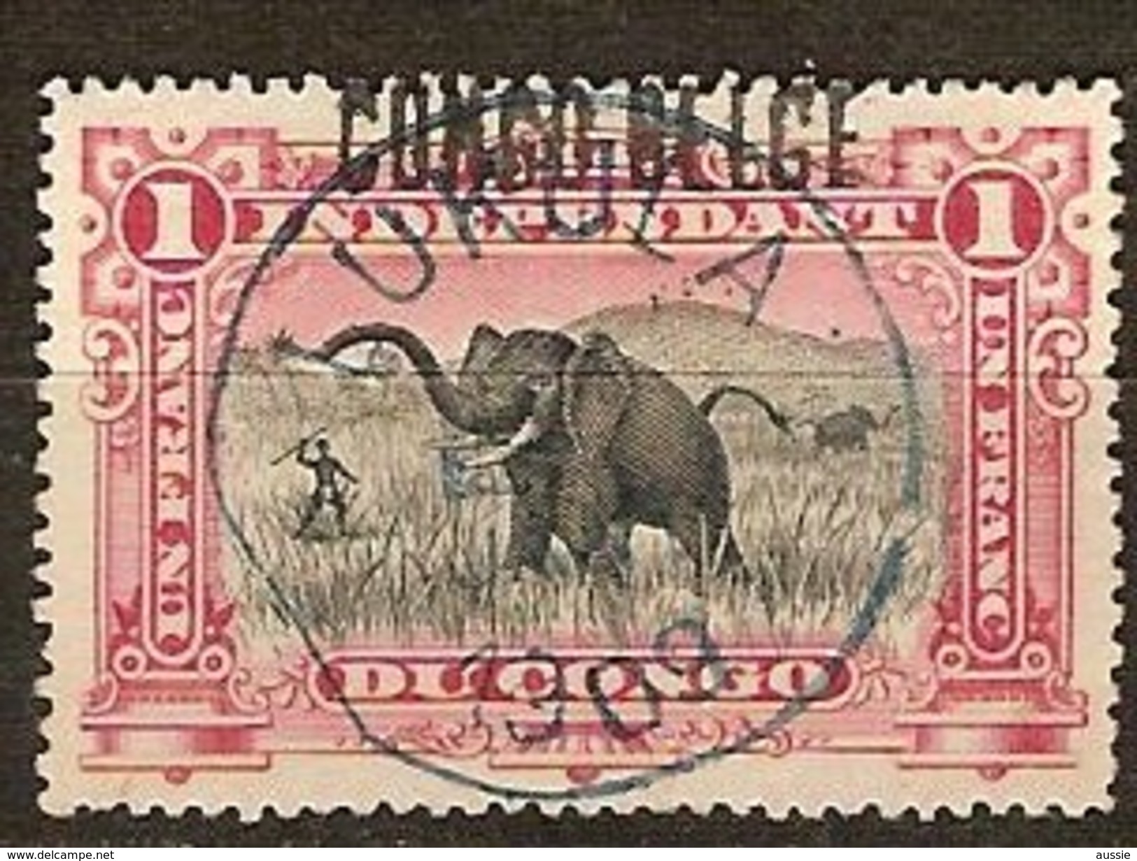 Belgisch Congo Belge 1909 OCBn°  36L (°) Oblitéré Used Cote 20,00 Euro - Gebraucht