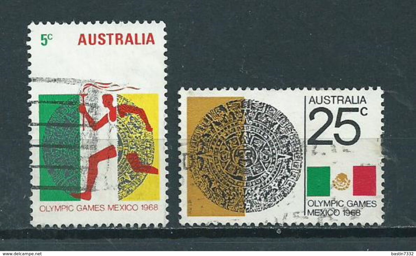 1968 Australia Complete Set Olympic Games Mexico Used/gebruikt/oblitere - Gebruikt