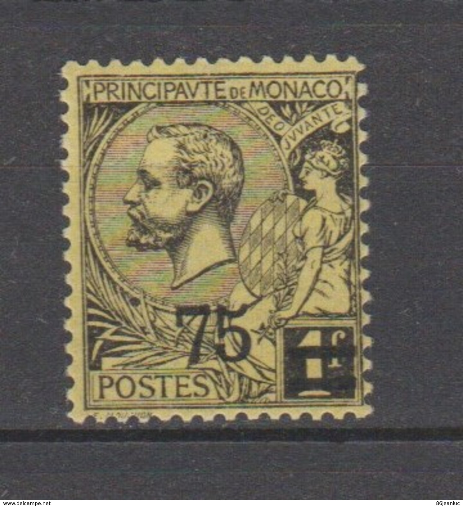 Monaco 1922 : N° 53 - Neuf * - - Unused Stamps