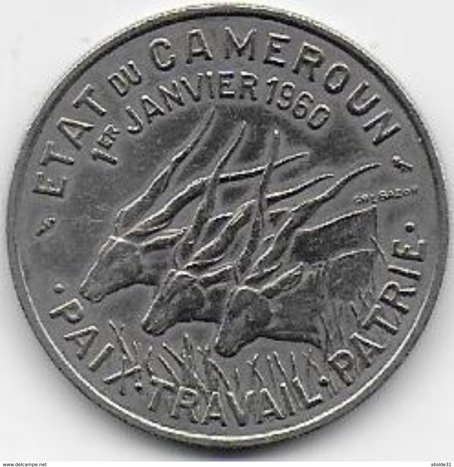 Etat Du CAMEROUN -  50 Francs  1960 - Kameroen