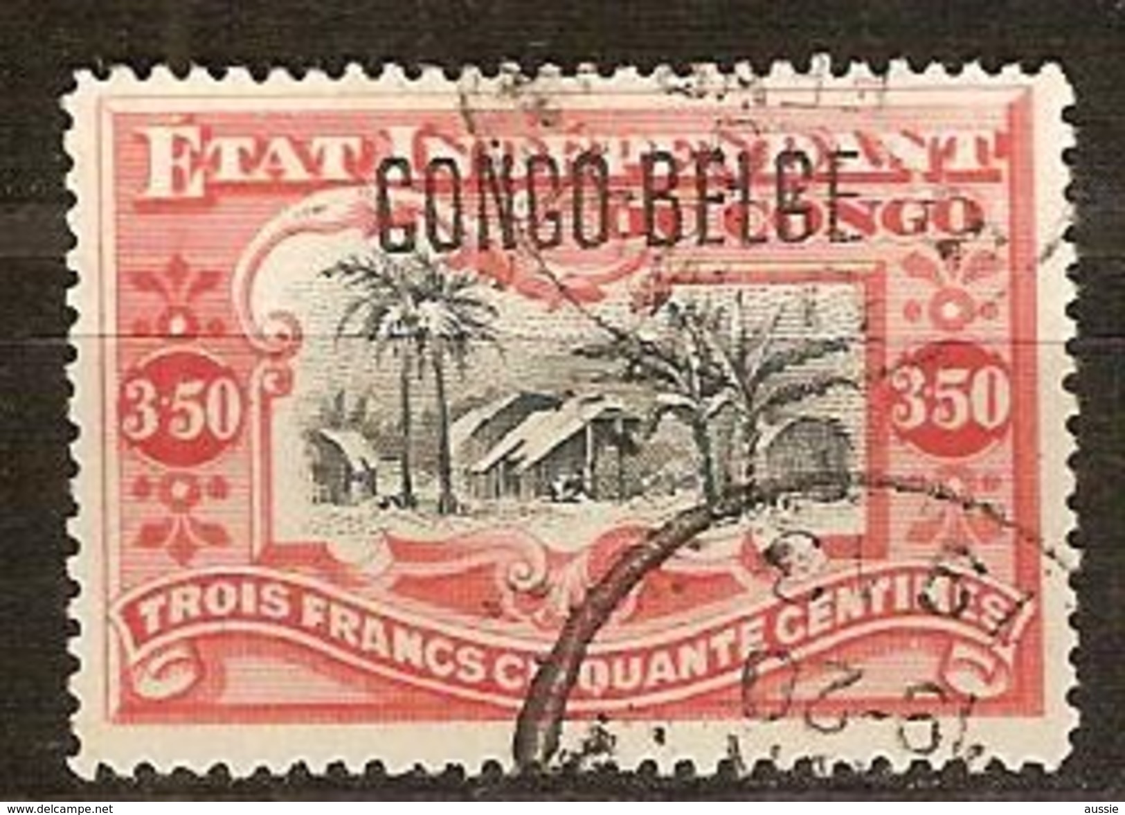 Belgisch Congo Belge 1909 OCBn°  47 (°) Oblitéré Used Cote 35,00 Euro - Gebraucht