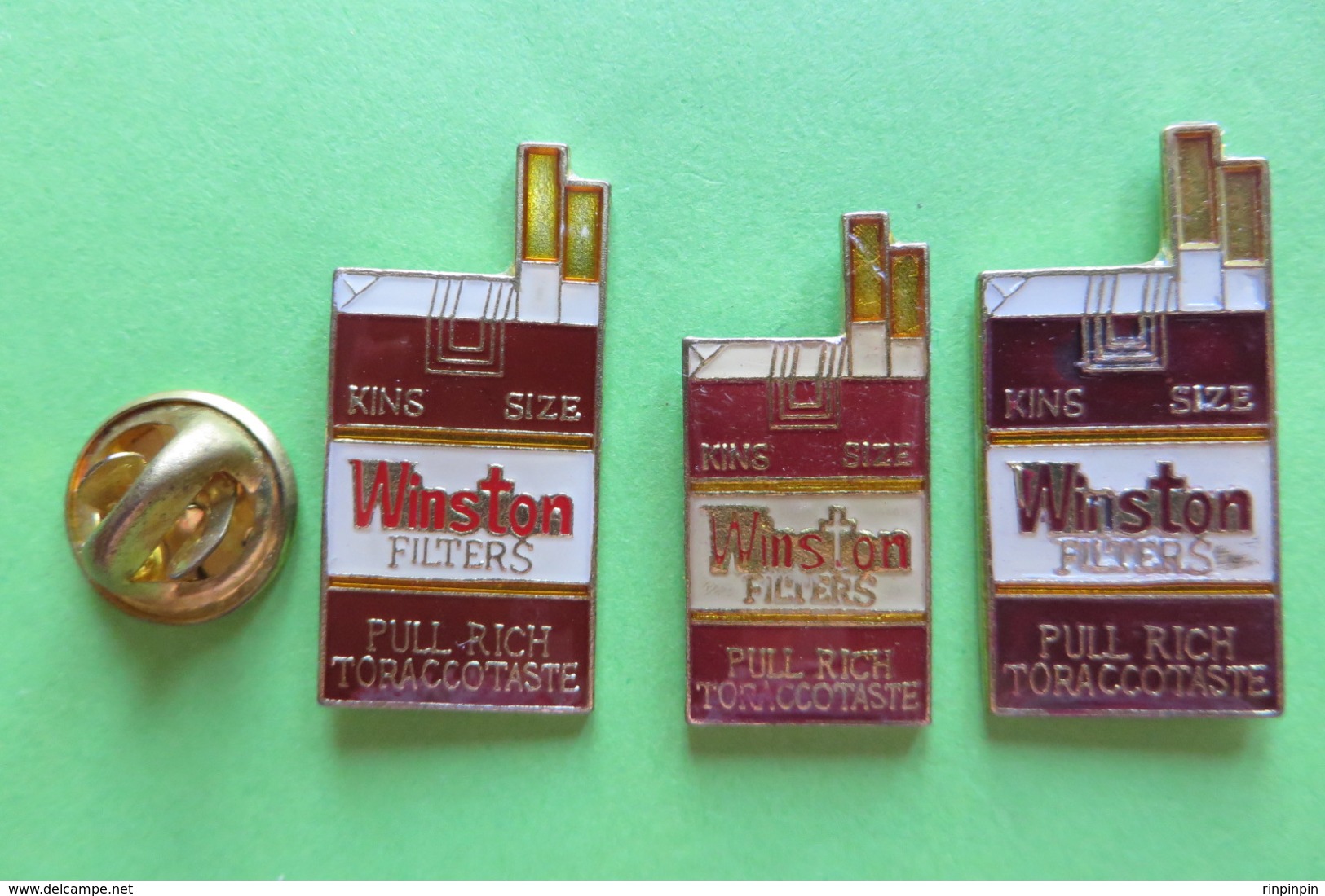 3 Pin's, Cigarette, Zigaretten, Winston - Trademarks