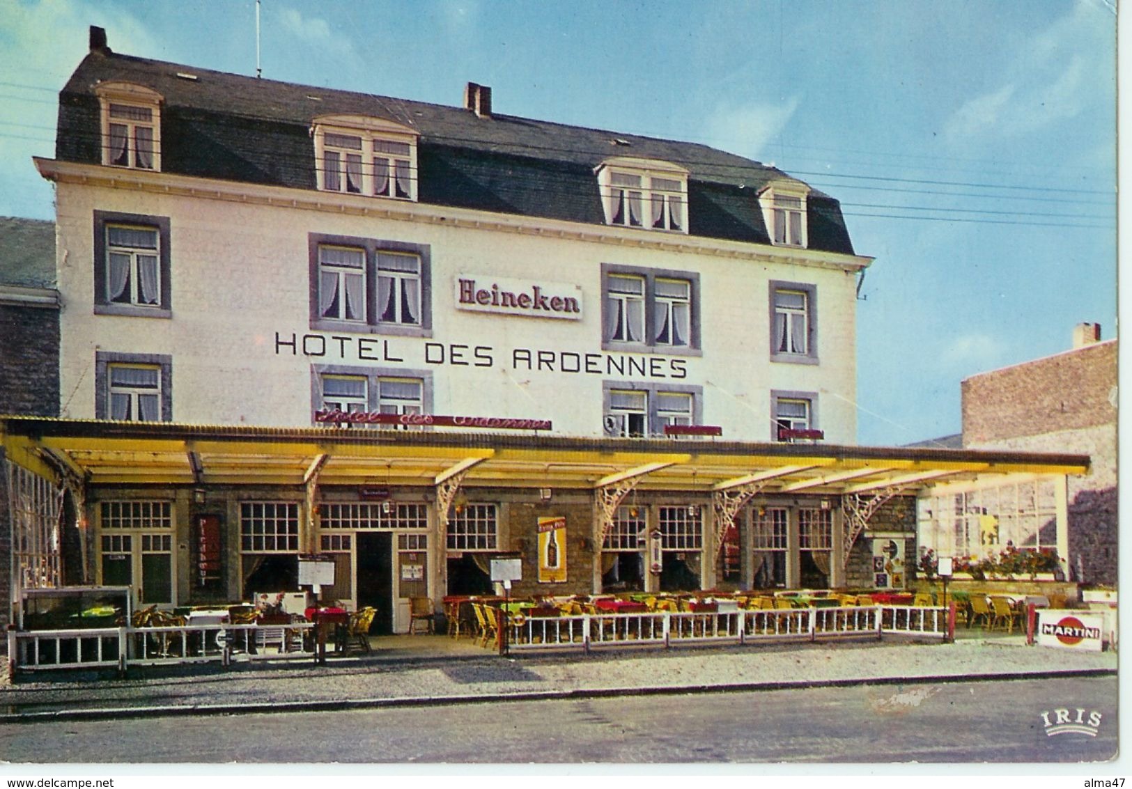 Han-sur-Lesse - LOT 2 CP - Vue Aérienne  + Hôtel Des Ardennes - Rochefort