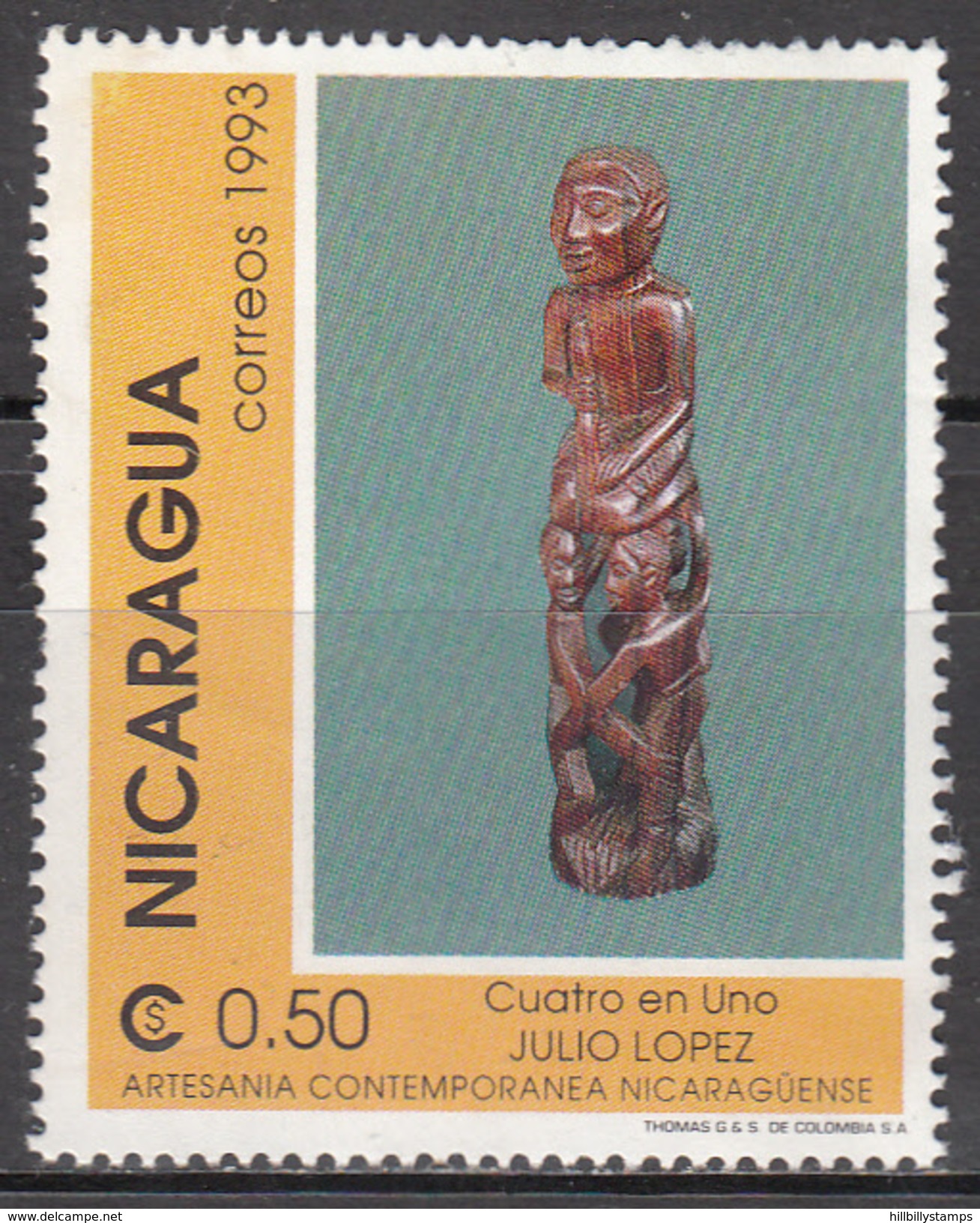 NICARAGUA    SCOTT NO. 1992     USED      YEAR  1994 - Nicaragua