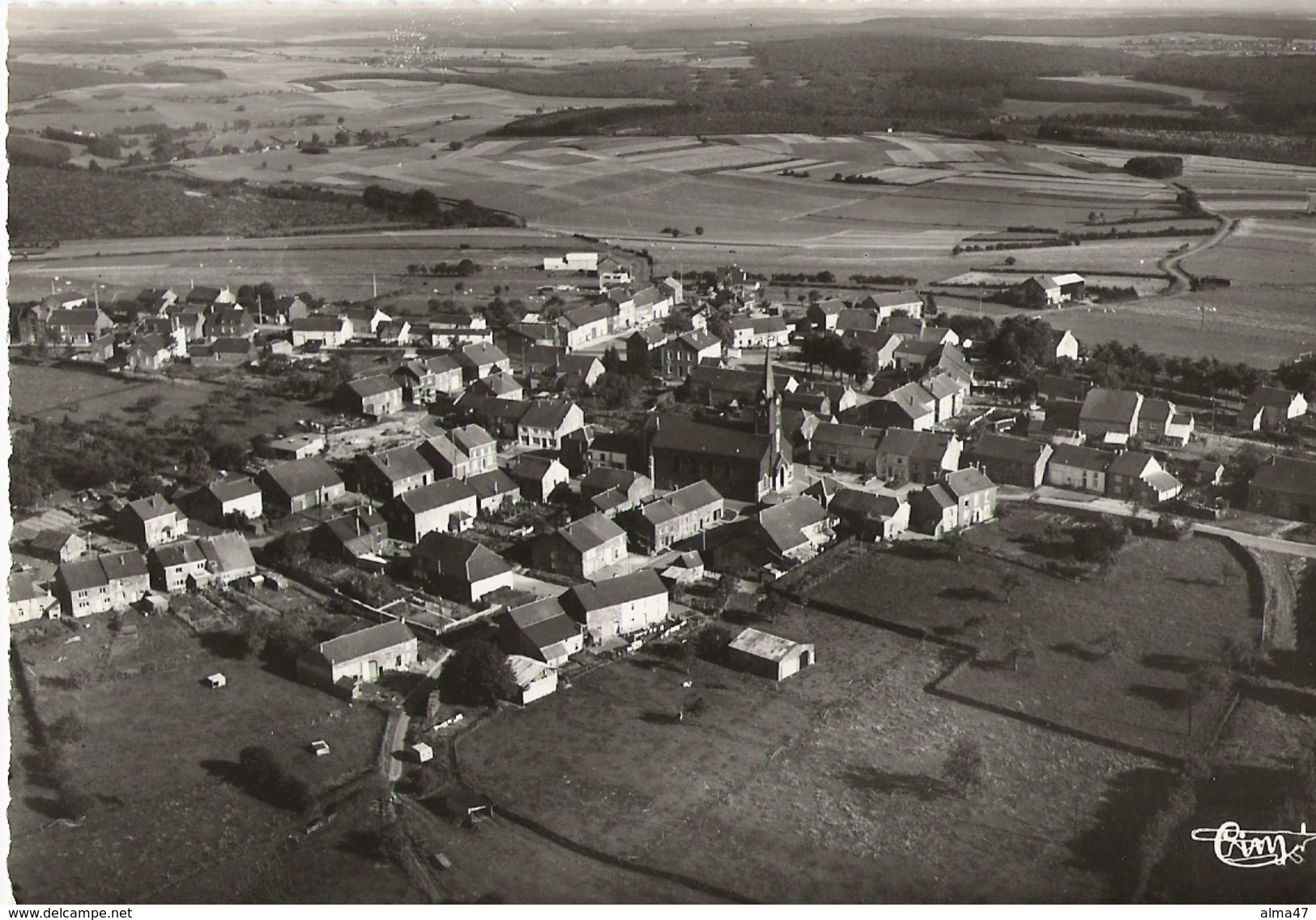 Haut-Fays - LOT 2 CP - Vue Aérienne - Eglise Presbytère - Daverdisse