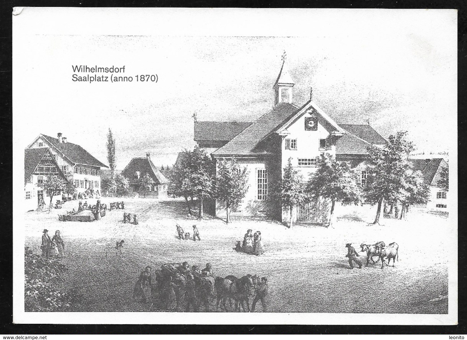 WILHELMSDORF Ravensburg Saalplatz Anno 1870 Kreissparkasse - Ravensburg