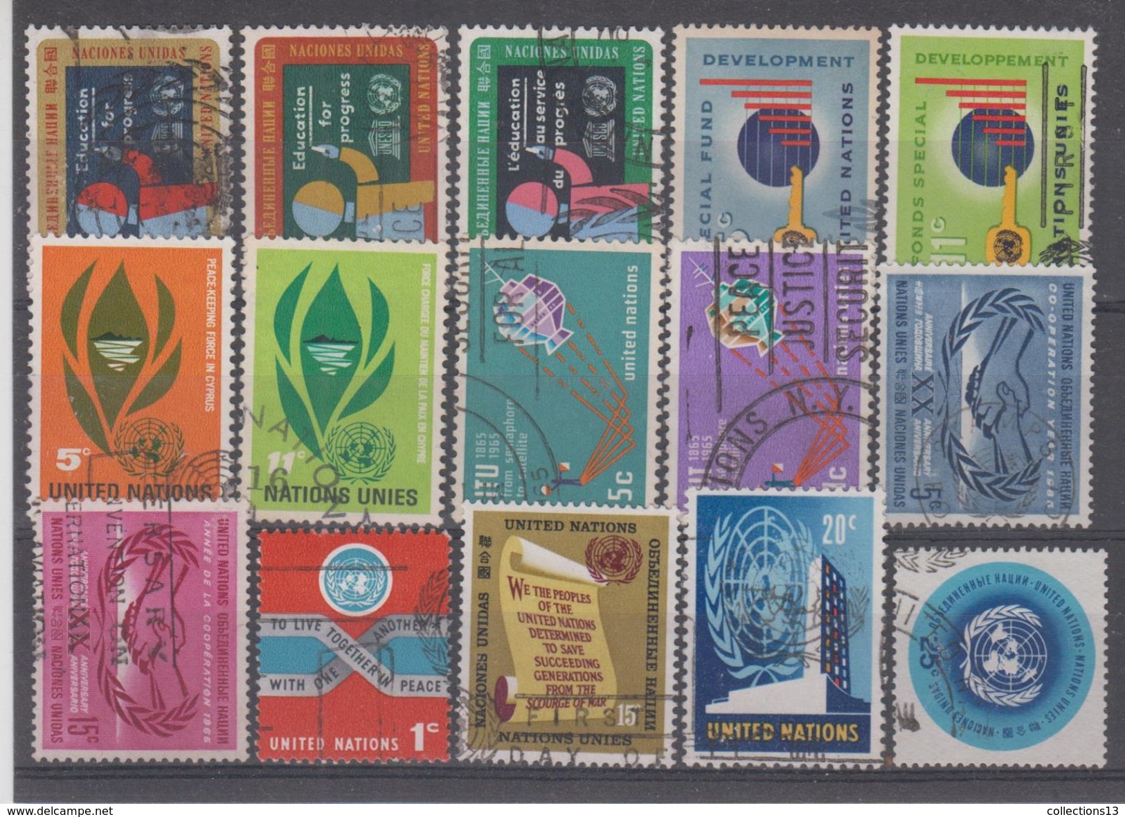 NATIONS UNIS - NEW YORK - 130/160 Obli Cote 14,25 Euros Depart A 10% - Used Stamps