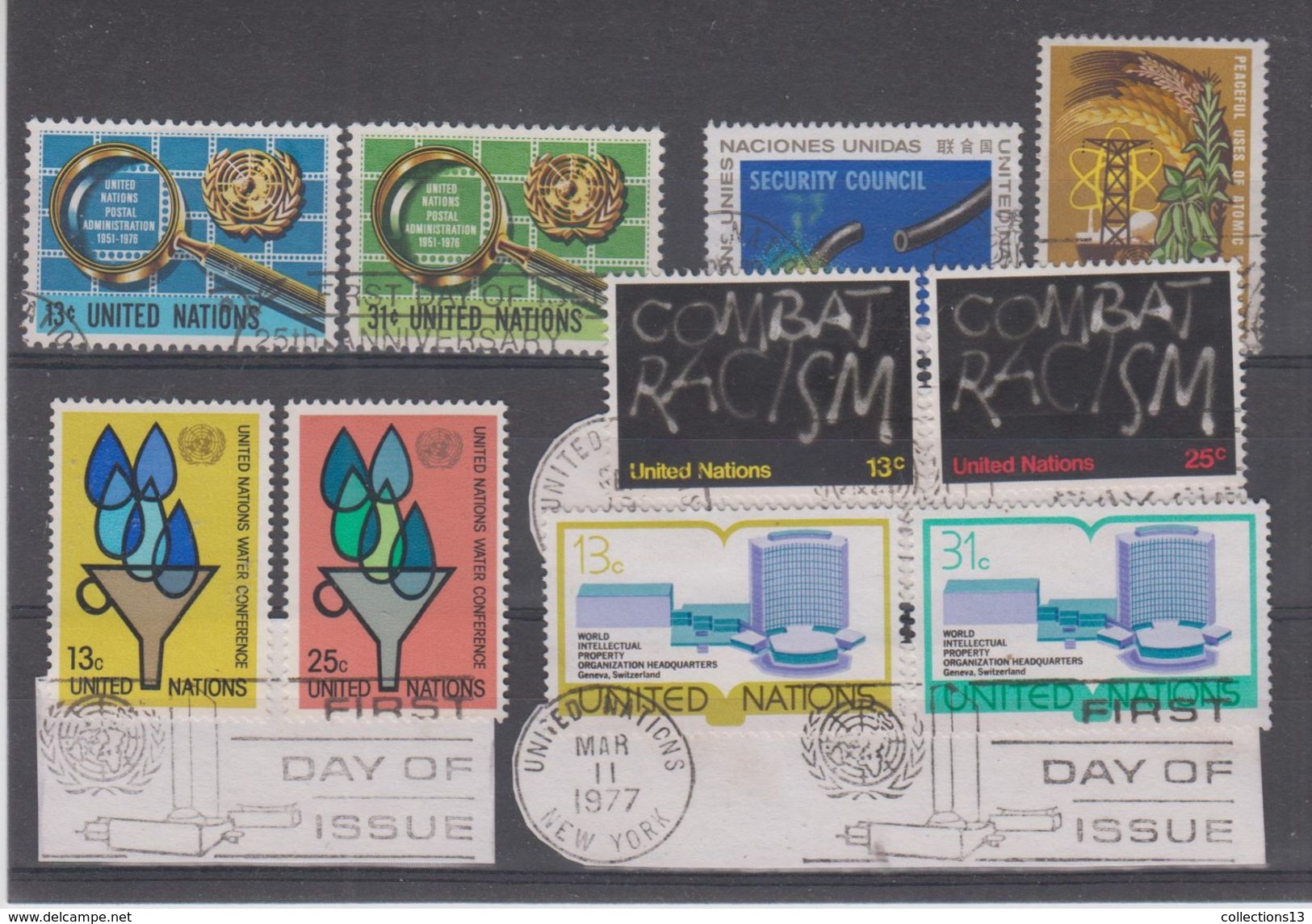 NATIONS UNIS - NEW YORK - 269/270 + 273/276 + 278/281 Obli Cote 12,20 Euros Depart A 10% - Used Stamps