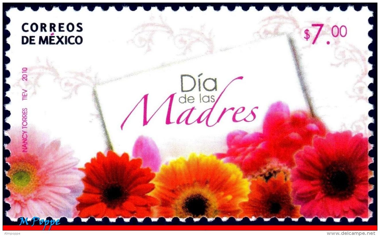 Ref. MX-2675 MEXICO 2010 MOTHER&acute;S DAY, FLOWERS &amp; PLANTS,, MNH 1V Sc# 2675 - Autres & Non Classés