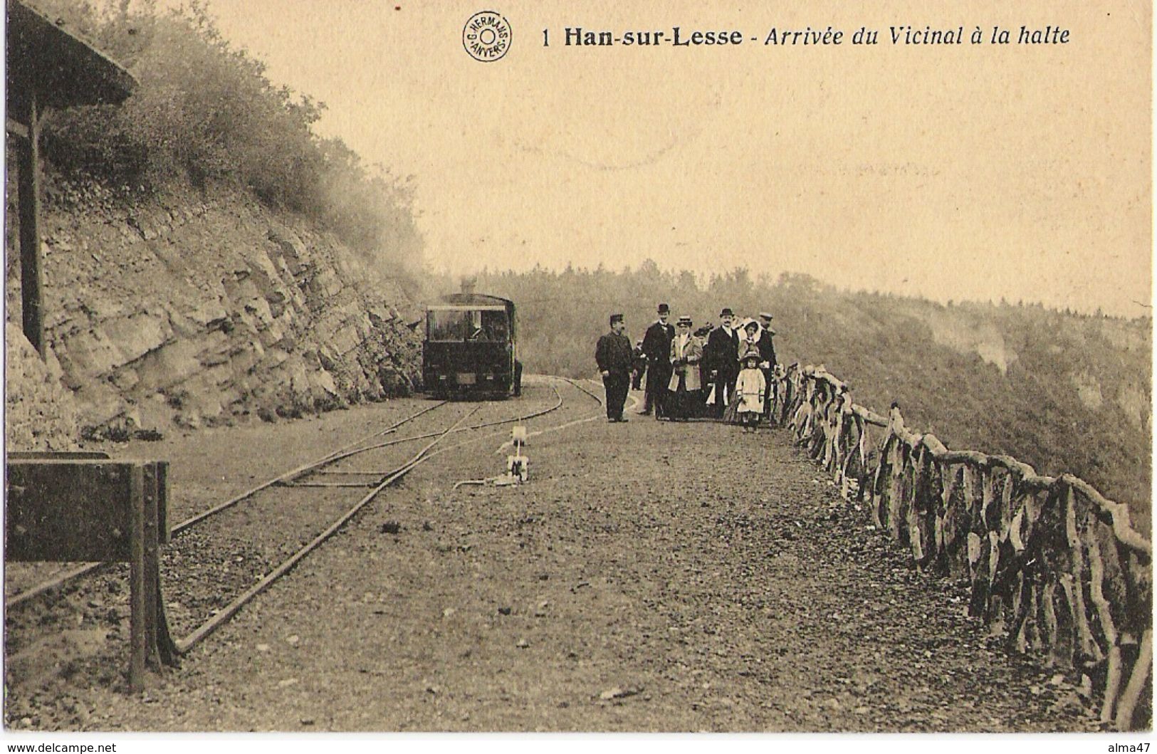 Han-sur-Lesse - Arrivée Du Vicinal à La Halte Animée - Rochefort