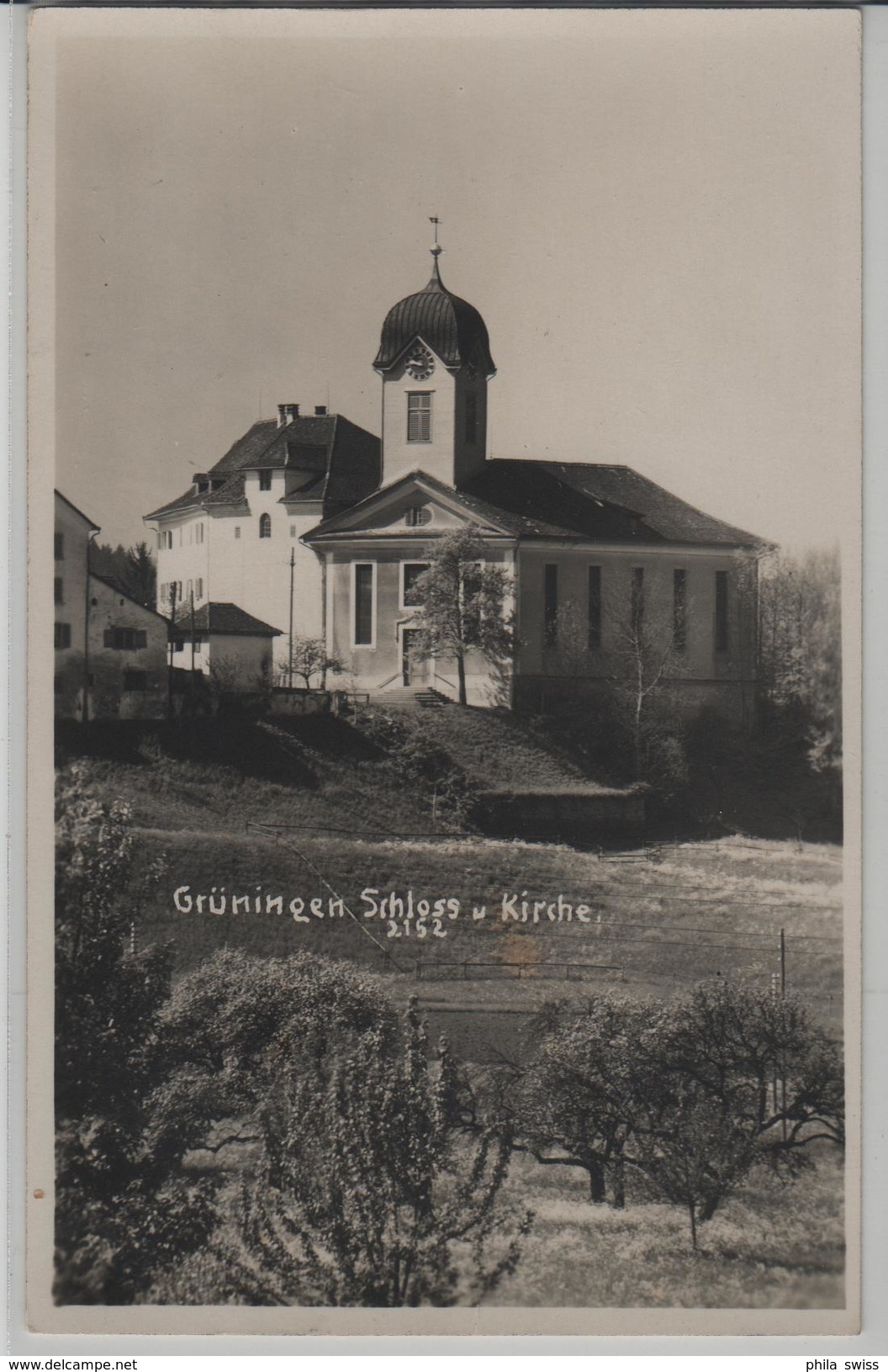 Grüningen - Schloss Und Kirche - Grüningen